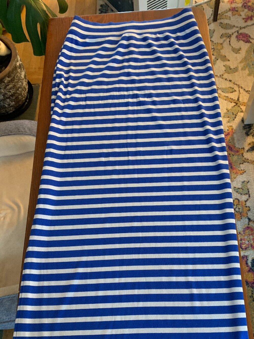 OFFLINE by Aerie Stripe Ribbed Maxi Skirt NWOT